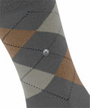 Wool Mix Argyle - Antracite Melange