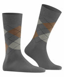 Wool Mix Argyle - Antracite Melange
