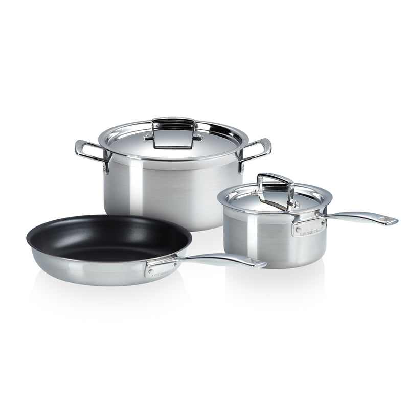 3-Ply 3 Piece Cookware Set