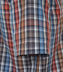 Short Sleeve Check Shirt - Tangarine