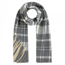 Lepard Checks Scarf - Black