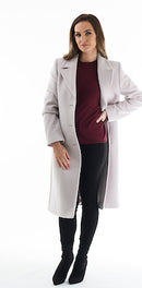 Rever Wool Coat - Mushroom