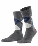 Wool Mix Argyle - Navy