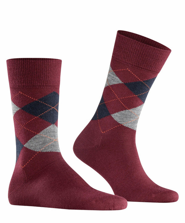 Wool Mix Argyle - Antracite Melange