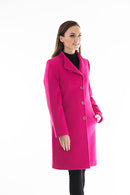 Wool Coat - Cerise
