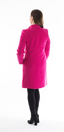 Wool Coat - Cerise