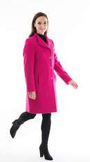 Wool Coat - Cerise