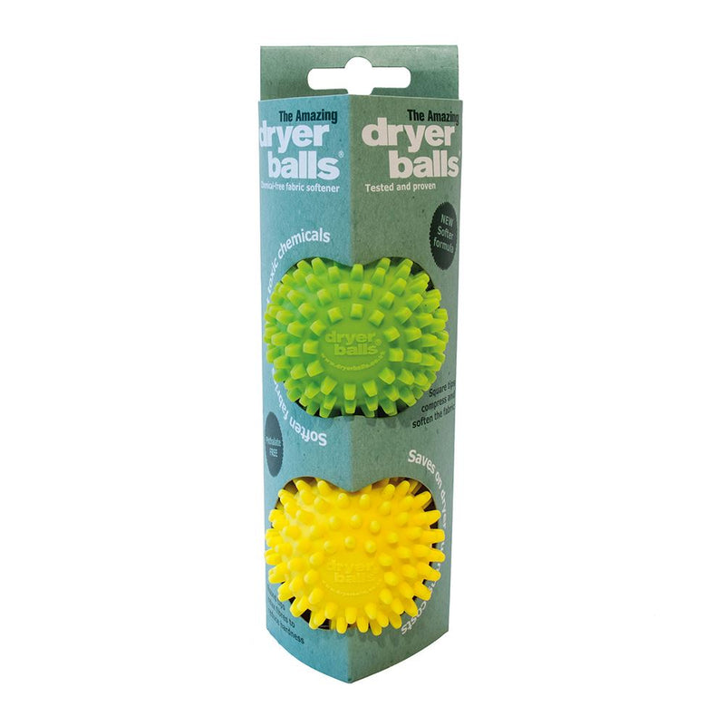Dryer Ball Pack Of 2 - Green And Yellow
