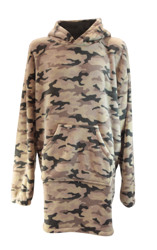 Mens Joey Oversize Hoodie - Camo