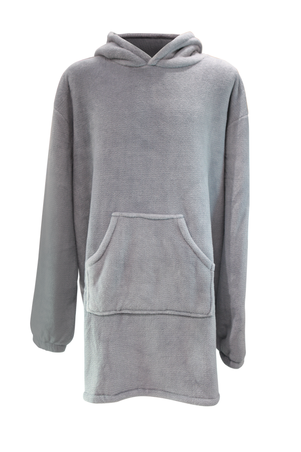 Mens Joey Oversize Hoodie - Grey