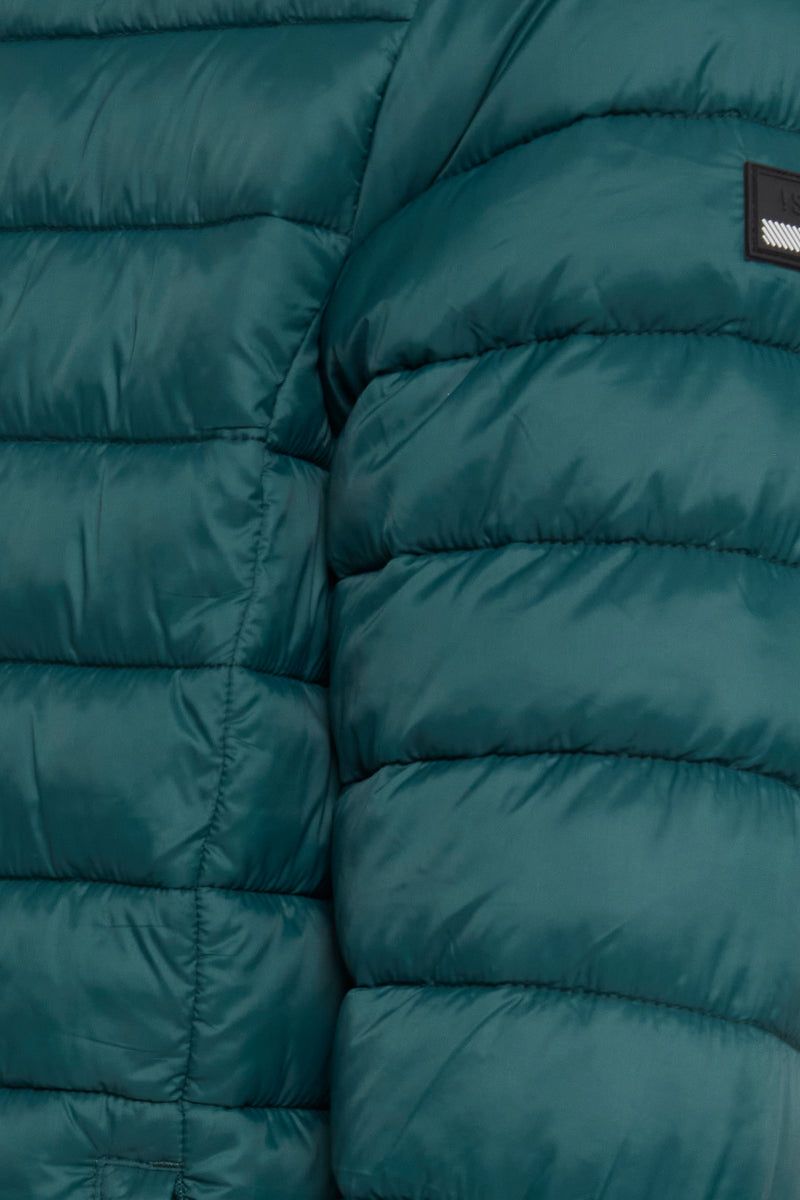 Hailie Hooded Padded Jacket - Deep Forest