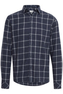 Terkil Window Check Shirt - Insignia Blue