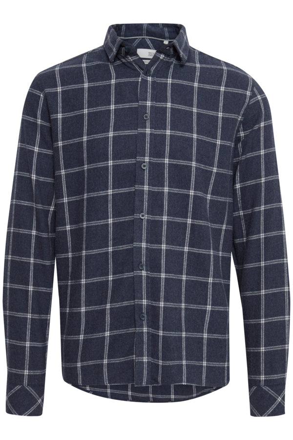 Terkil Window Check Shirt - Insignia Blue