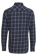 Terkil Window Check Shirt - Insignia Blue