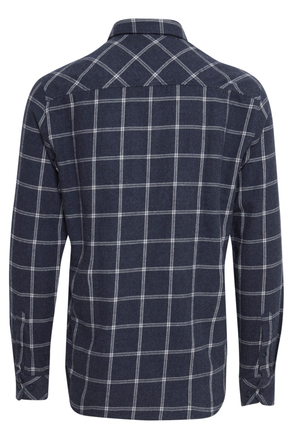 Terkil Window Check Shirt - Insignia Blue