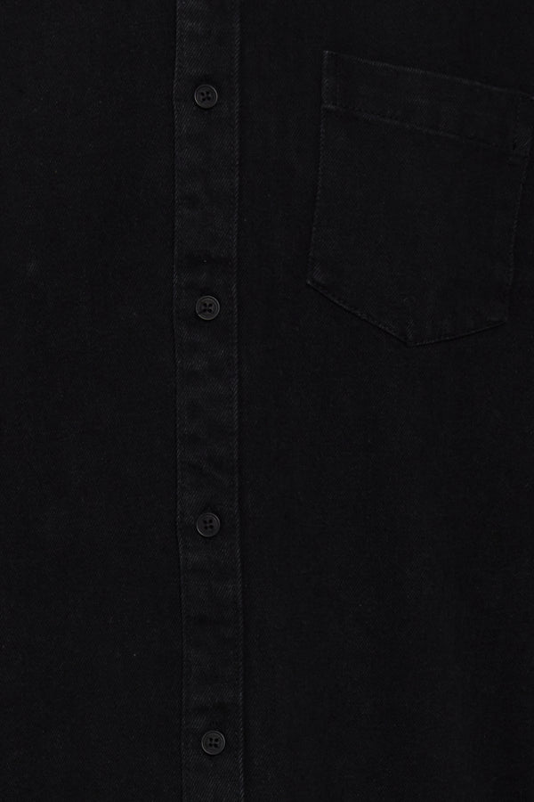 Toby Long Sleeve Shirt - Black Denim