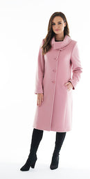 Wool Coat - Dusty Pink