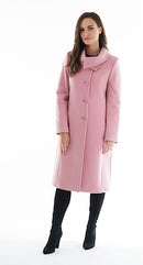 Wool Coat - Dusty Pink