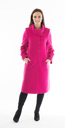 Wool Coat - Cerise