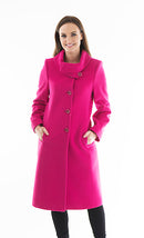 Wool Coat - Cerise