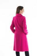 Wool Coat - Cerise