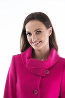 Wool Coat - Cerise