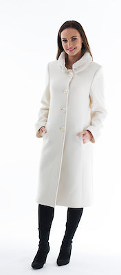 Wool Coat - Cream