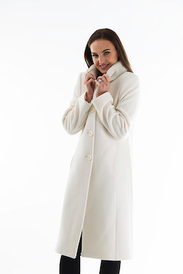 Wool Coat - Cream
