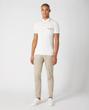 Knit Polo Shirt - White