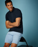 Short Sleeve Polo T-shirt - Navy1