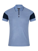 Short Sleeve Polo Shirt - Sky Blue