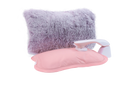 Luxury Plush Electric Hot Water Bottle - Berry