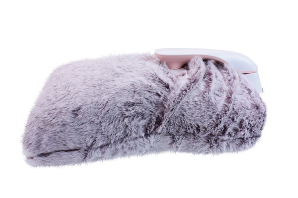 Luxury Plush Electric Hot Water Bottle - Berry