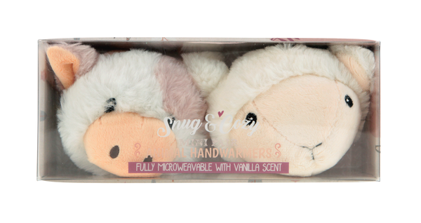 Mini Pair of Handwarmers Sheep & Cow