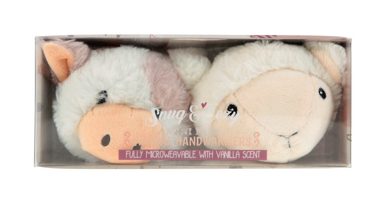 Mini Pair of Handwarmers Sheep & Cow