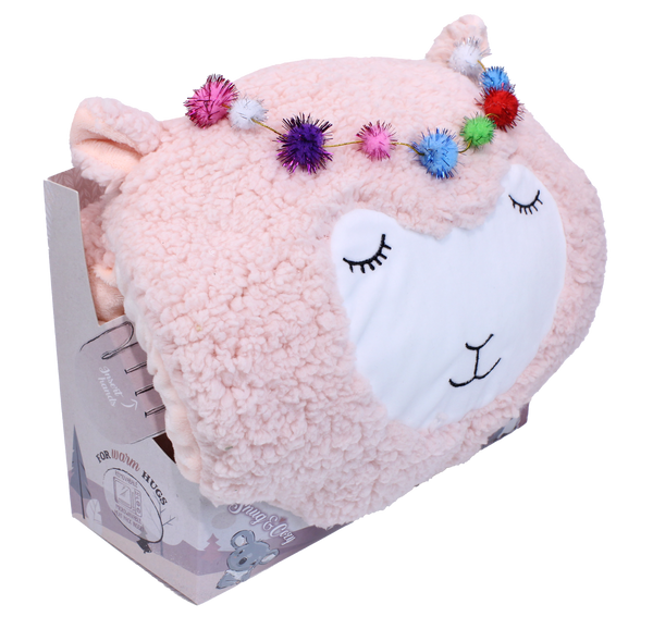 Novelty Hand Cosies with Heat Pack - Llama