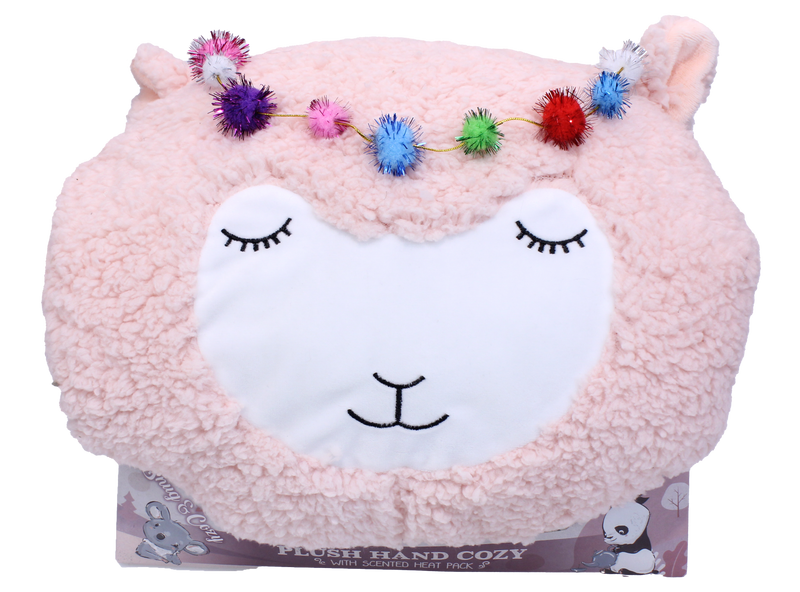 Novelty Hand Cosies with Heat Pack - Llama