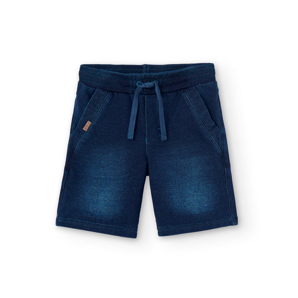 Bermuda Denim Shorts - Blue