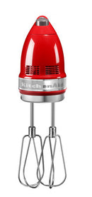 9 Speed Hand Mixer Red