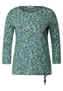 Multicolor Melange Shirt - Green Melange