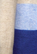 Canice Colorblock Cardigan - Crystal Sand Melange