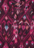 Bamika All Over Print Blouse - Tamed Berry