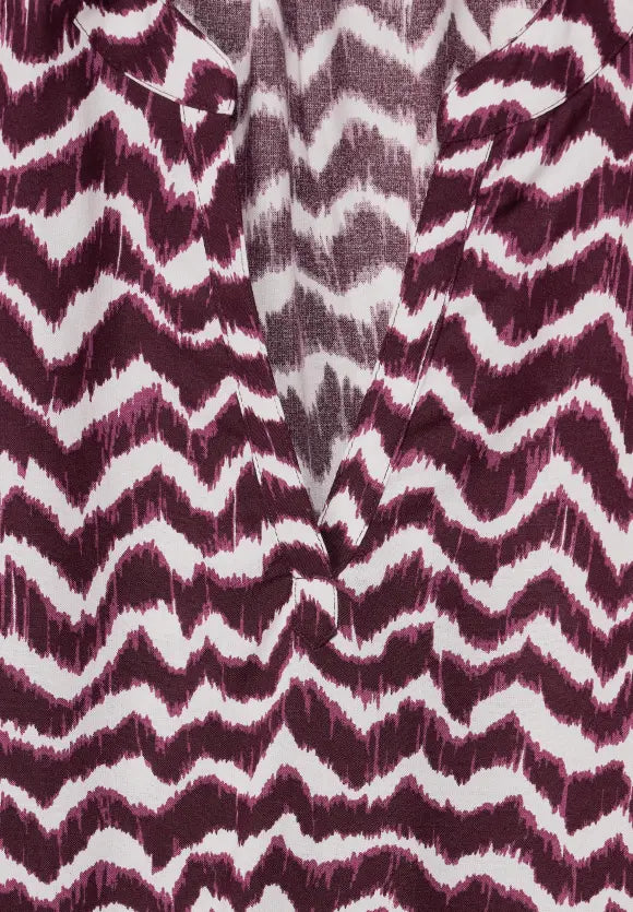 Splitneck Shirtblouse - Tamed Berry