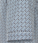 Short Sleeve Print Shirt - Light Blue