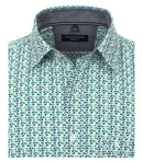 Print Leisure Short Sleeve Shirt - Yellow