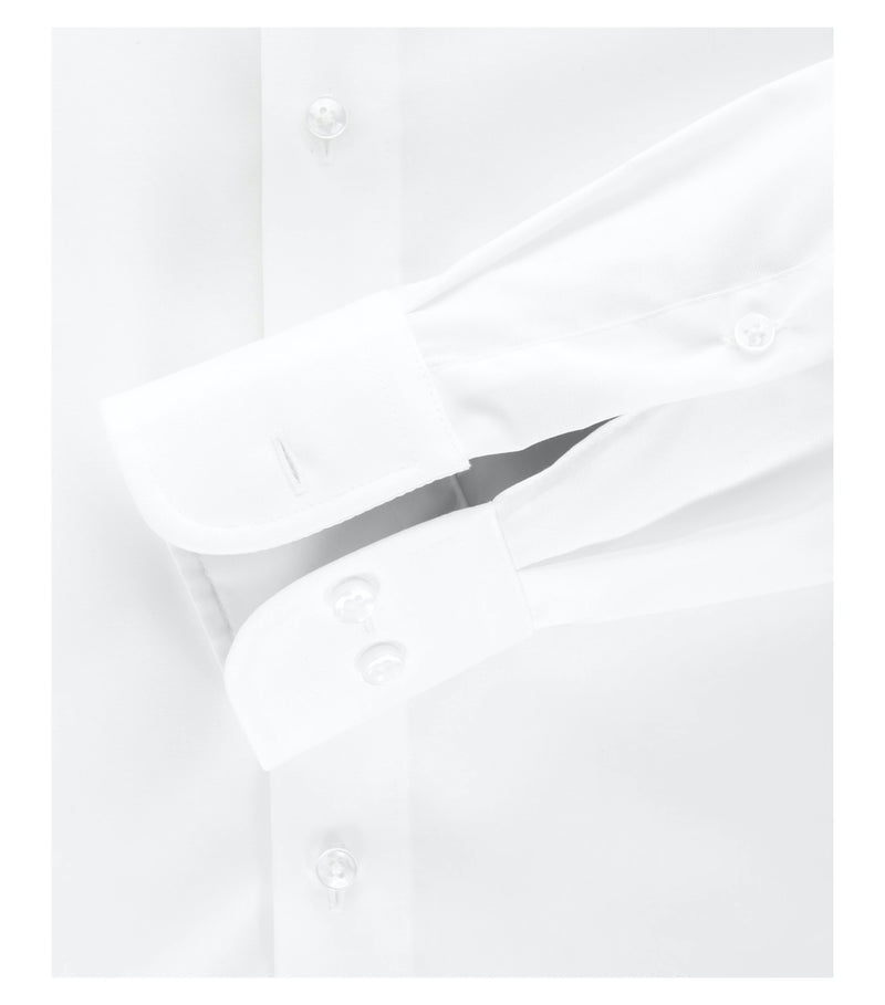 Plain Long Sleeve Shirt - White