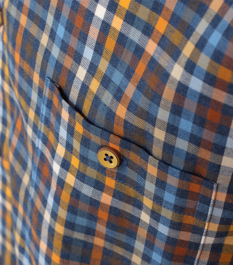 Casual Long Sleeve Shirt - Blue