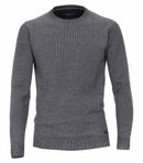 Plain Crew Neck Jumper - Red Clay