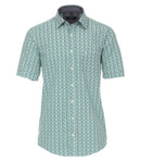 Print Leisure Short Sleeve Shirt - Yellow