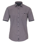 Short Sleeve Print Shirt - Light Blue